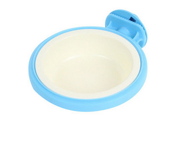 Bol din plastic pentru câini cu suport pentru cușcă