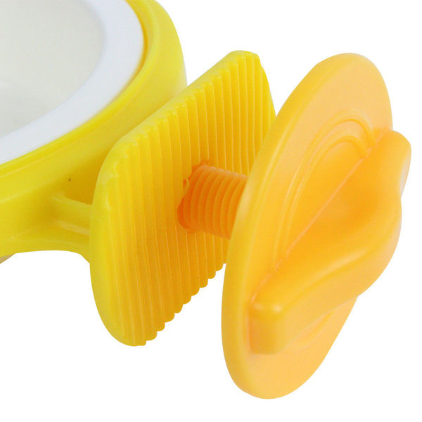 Bol din plastic pentru câini cu suport pentru cușcă