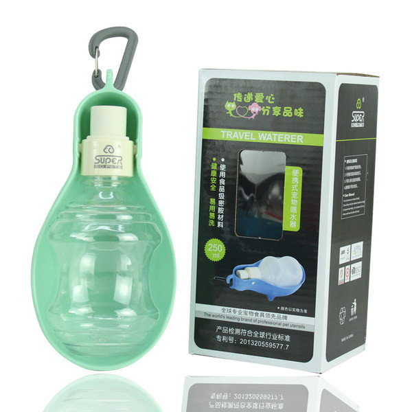 Kaasaskantav plastikust veepudel - koertele