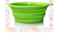 Bol pentru câini pliabil din silicon