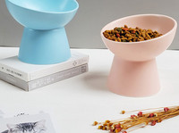 Okrugla keramička posuda za hranu za kućne ljubimce