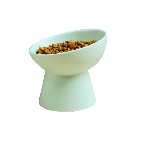 Okrugla keramička posuda za hranu za kućne ljubimce