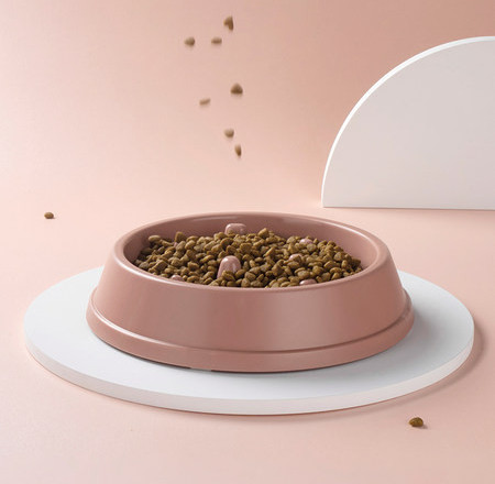 Okrugla posuda za hranu za kućne ljubimce - tri boje