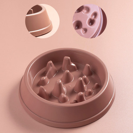 Okrugla posuda za hranu za kućne ljubimce - tri boje