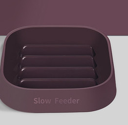 Bol pătrat pentru câini în formă de trifoi cu patru foi