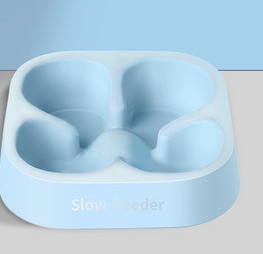 Bol pătrat pentru câini în formă de trifoi cu patru foi