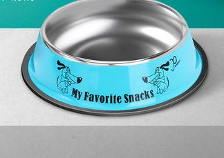 Metalna posuda sa natpisom - za pse