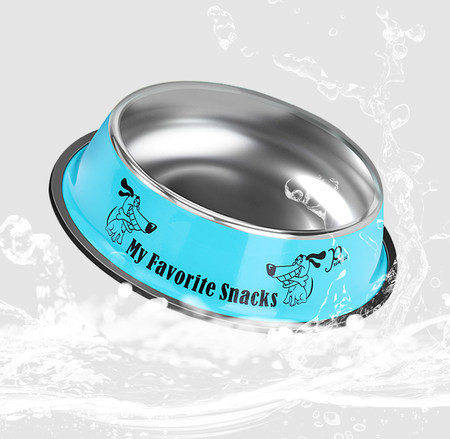 Metalna posuda sa natpisom - za pse