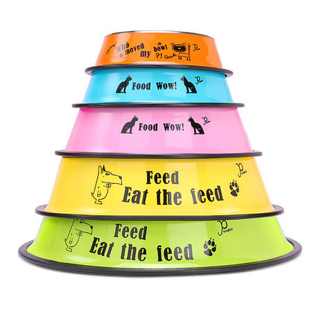 Metalna posuda sa natpisom - za pse