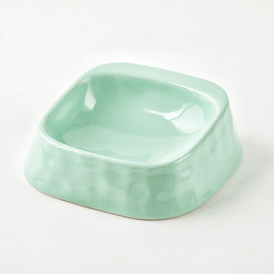 Τετράγωνο κεραμικό μπολ για σκυλοτροφή