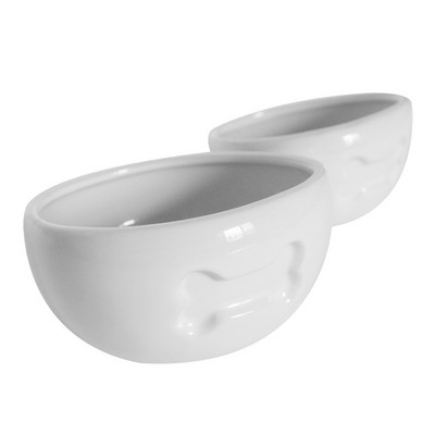 Bol rotund din ceramică pentru mâncare pentru câini