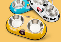 Kahekordne aplikatsiooniga metallkauss koertele