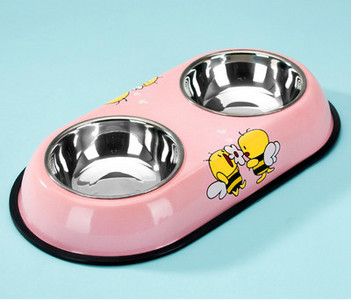 Kahekordne aplikatsiooniga metallkauss koertele