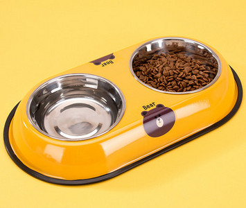 Kahekordne aplikatsiooniga metallkauss koertele