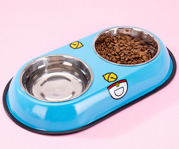 Kahekordne aplikatsiooniga metallkauss koertele