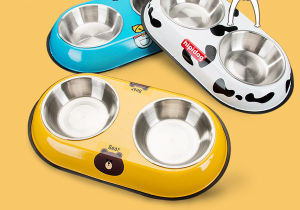 Kahekordne aplikatsiooniga metallkauss koertele