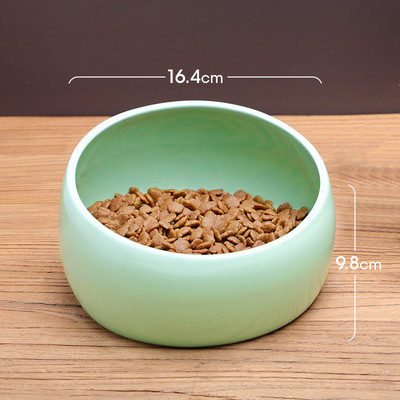 Kõrge kõrge keraamiline kauss koeratoidu jaoks