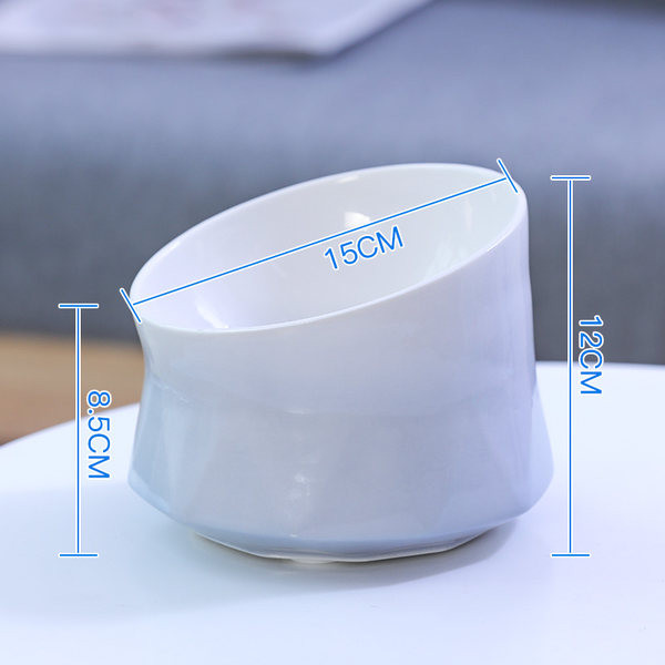 Kõrge kõrge keraamiline kauss koeratoidu jaoks