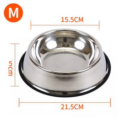 Roostevabast terasest kauss koeratoidu jaoks