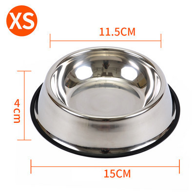 Roostevabast terasest kauss koeratoidu jaoks