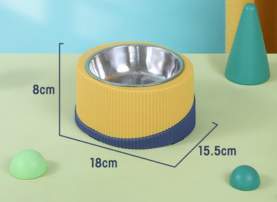 Bol combinat pentru apă și mâncare și compartiment pentru hrănire lentă