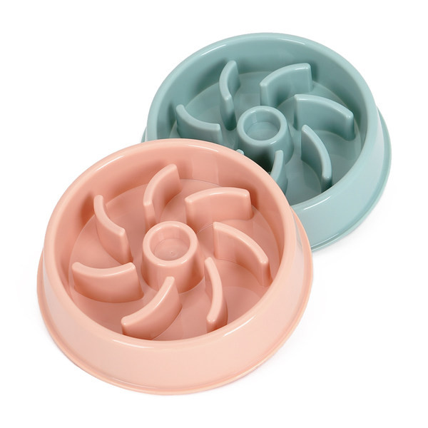 Bol rotund din plastic pentru hrana pentru caini