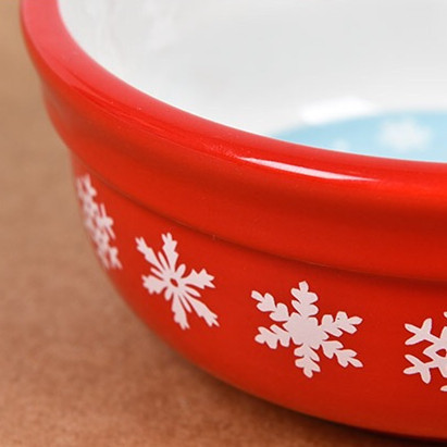 Keramičke zdjelice s metalnim postoljem za hranu za pse