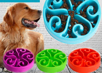 Μπολ σιλικόνης για σκύλους αργής σίτισης