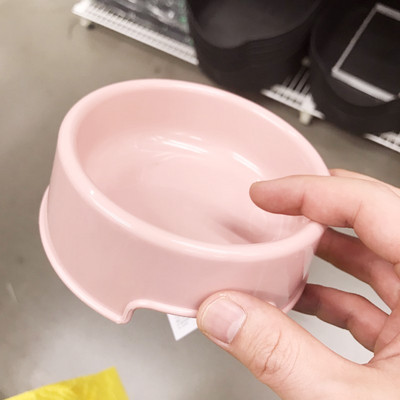 Bol rotund din plastic pentru mâncare