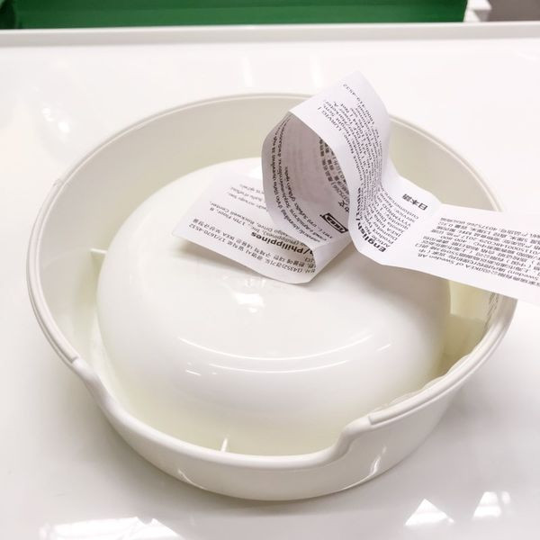 Bol rotund din plastic pentru mâncare