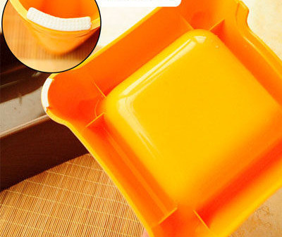 Bol pătrat din plastic pentru mâncare pentru câini