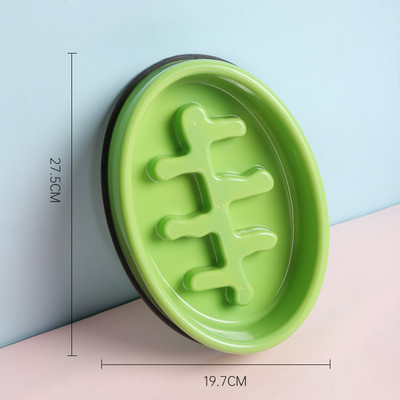 Bol pătrat din plastic pentru câini