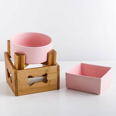 Κεραμικό στρογγυλό μπολ με βάση - πολλά μοντέλα