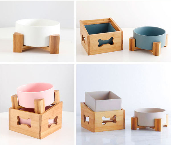 Κεραμικό στρογγυλό μπολ με βάση - πολλά μοντέλα