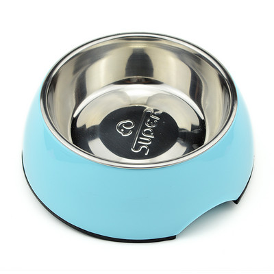 Bol rotund din oțel inoxidabil pentru câini