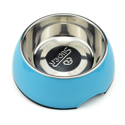 Bol rotund din oțel inoxidabil pentru câini