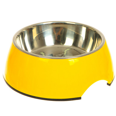 Bol rotund din oțel inoxidabil pentru câini