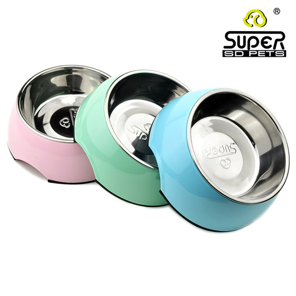 Bol rotund din oțel inoxidabil pentru câini