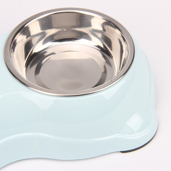 Διπλό μεταλλικό μπολ φαγητού