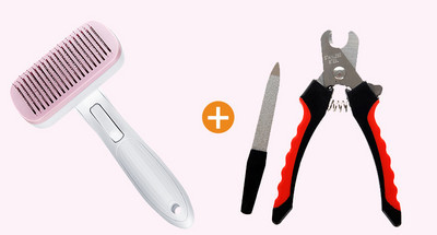 Pintsel koerte kammimiseks, mille funktsioon on lihtne eemaldada liigne karv