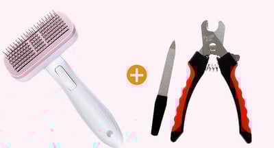 Pintsel koerte kammimiseks, mille funktsioon on lihtne eemaldada liigne karv