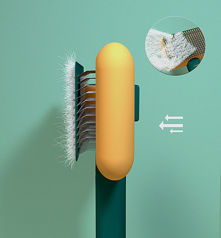 Χτένα για σκύλους και γάτες σε τρία χρώματα