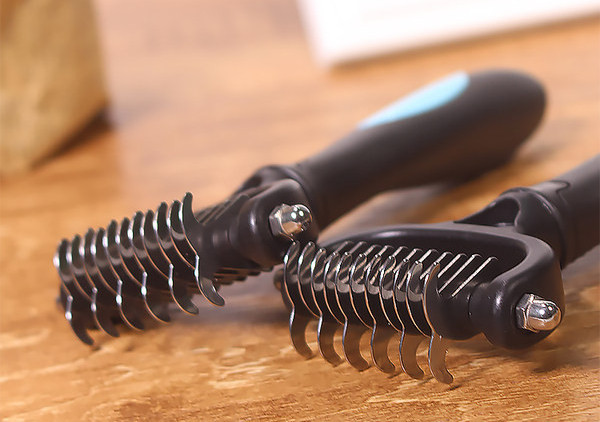 Pieptene pentru câini din oțel inoxidabil