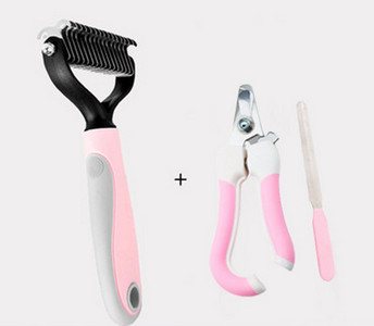 Šepetys negyviems šunų plaukams ir susivėlimams pašalinti