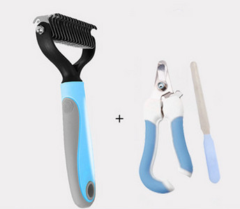 Šepetys negyviems šunų plaukams ir susivėlimams pašalinti