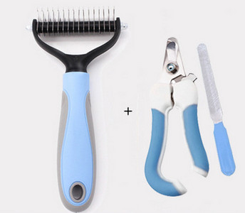 Šepetys negyviems šunų plaukams ir susivėlimams pašalinti