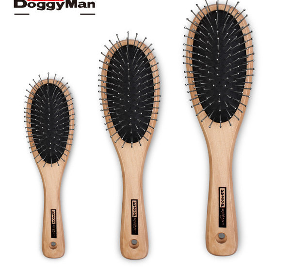 Pieptene din lemn pentru câini pentru pieptănat - trei dimensiuni