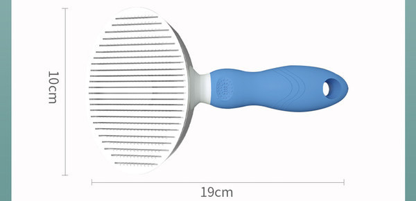 Pieptene pentru câini cu incisivi metalici