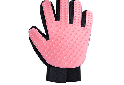 Koera kummist massaažikinnas juuste puhastamiseks