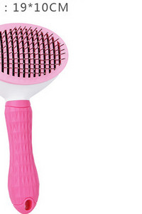 Perie pentru câini cu tăietoare metalice și mâner din plastic